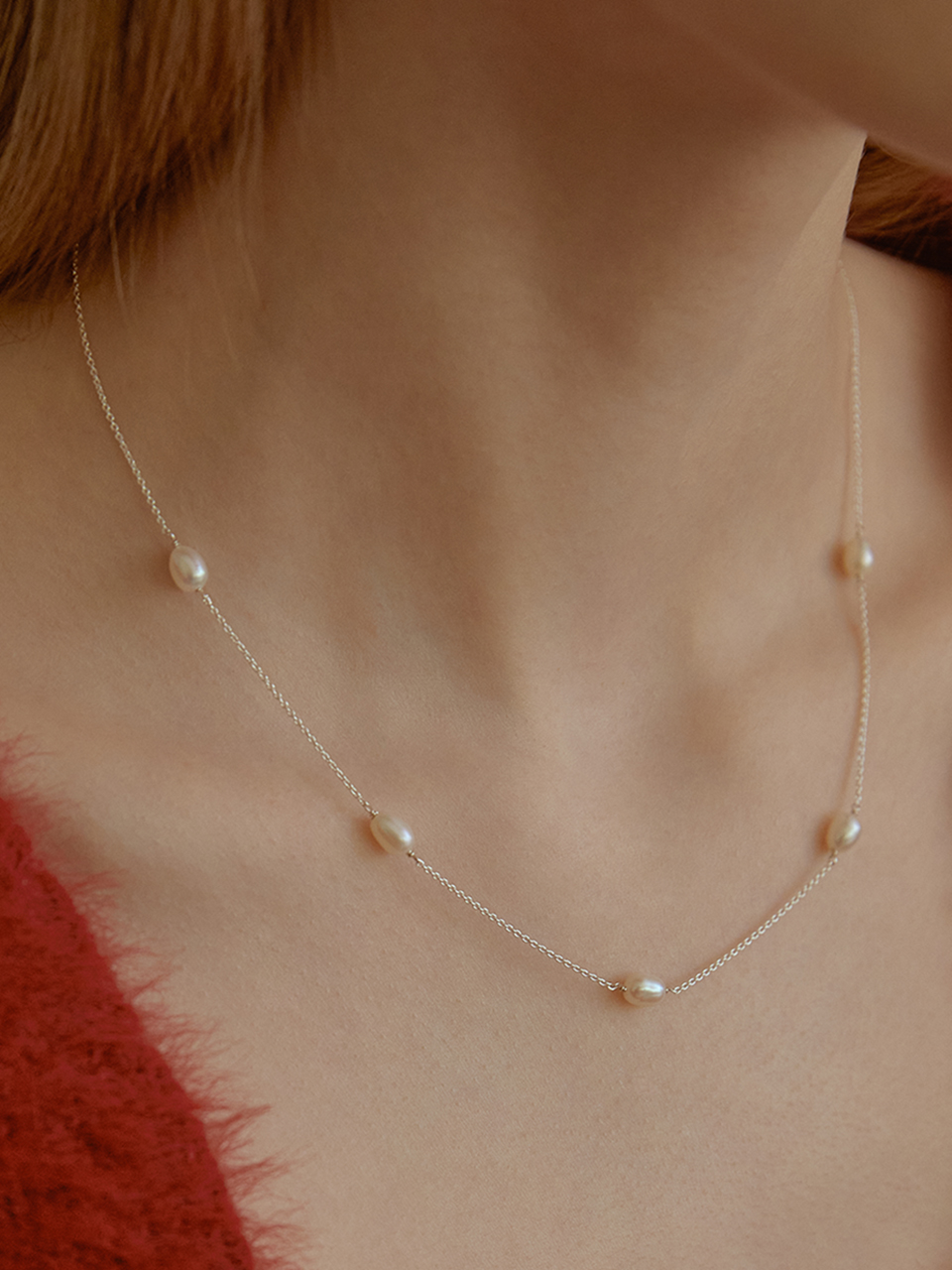 Dot Fresh Water Pearl Necklace NZ2080